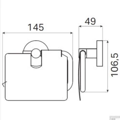 Closetrolhouder Haceka Kosmos Met Klep Chroom 5 Closetrolhouder Haceka Kosmos Met Klep Chroom -SEALSKIN Winkel 1208522 tech