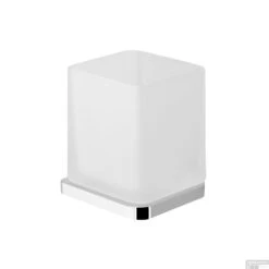 Bekerhouder Sapho Olymp Hangend Chroom / Melkglas