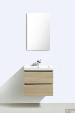 Badkamermeubelset Sanilux Trendline 60x47x50 Cm Light Wood
