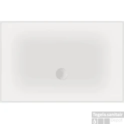 Luxe Zelfdragende Douchevloer Flat 120 X 100 X 3,5 Cm