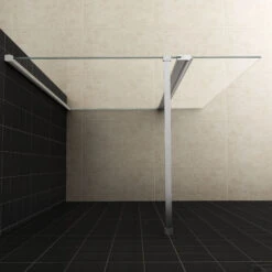 Wiesbaden Zijwand 30x200 Cm + Scharnierprofiel 10mm NANO Glas -SEALSKIN Winkel 20.3842 3