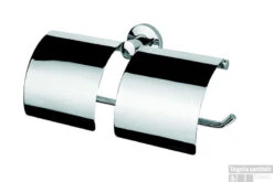 Dubbele Closetrolhouder Met Klep Geesa Hotel Chroom
