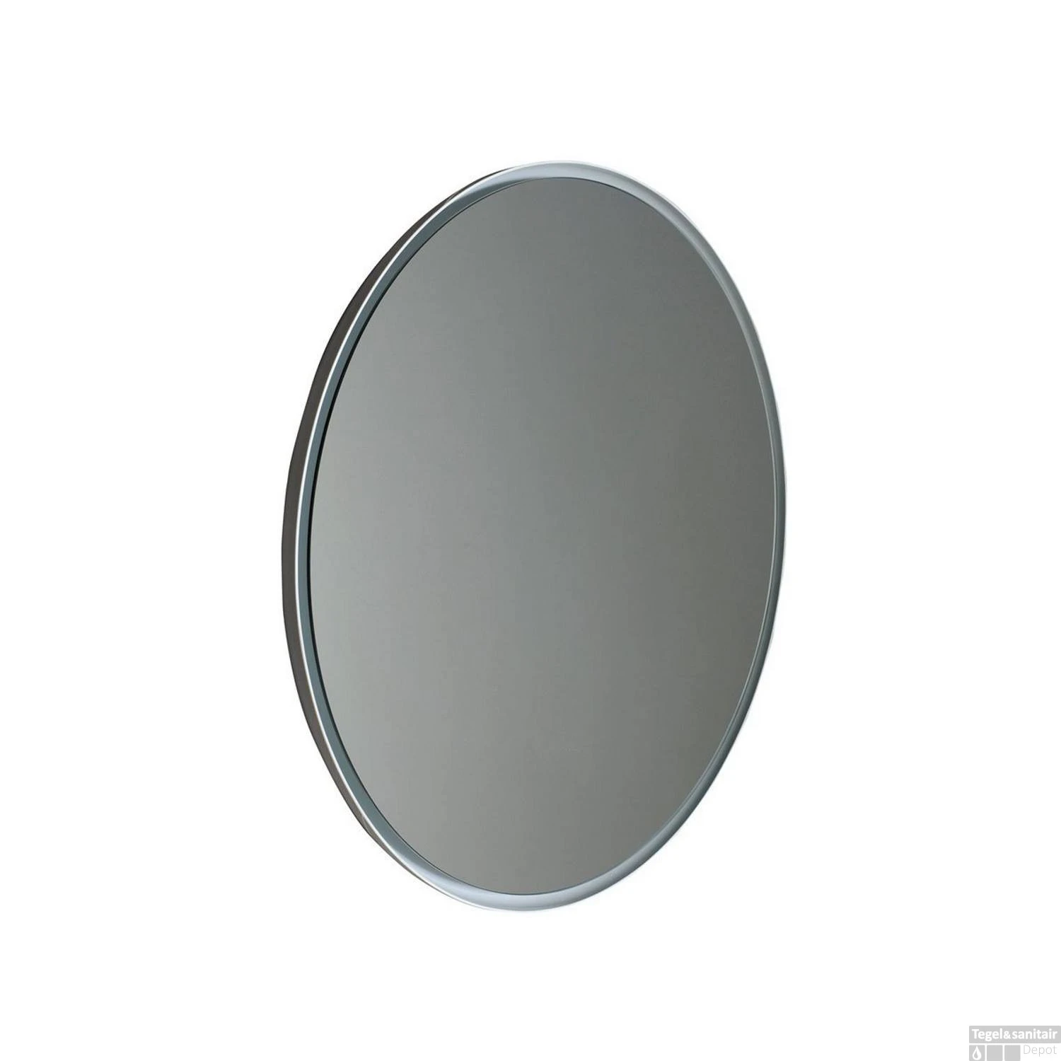 Badkamerspiegel Sapho Float 60 Cm LED-Verlichting Frame Wit