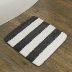 Bidetmat Sealskin Linje Polyester 60x60 Cm Grijs