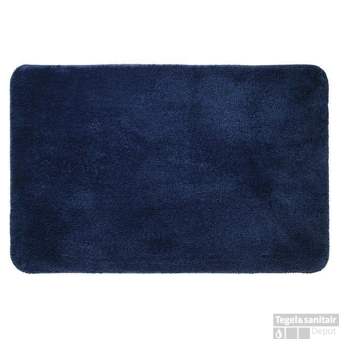Badmat Sealskin Angora 100% Polyester 60x90x2 Cm Blauw 1 Badmat Sealskin Angora 100% Polyester 60x90x2 Cm Blauw