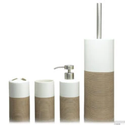 Tandenborstelbeker Sealskin Doppio 6,7 X 12,8 Cm Porselein Zand -SEALSKIN Winkel 361840265 sfeer 2 1