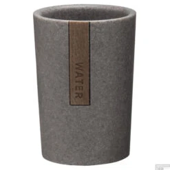 Tandenborstelbeker Vrijstaand Sealskin Pierra Polyresin Grijs