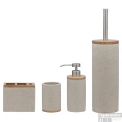 Tandenborstelbeker Sealskin Grace 10,2 X 7,2 Cm Polyresin Zand