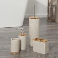 Tandenborstelbeker Sealskin Grace 10,2 X 7,2 Cm Polyresin Zand -SEALSKIN Winkel 361910365 sfeer 5 1