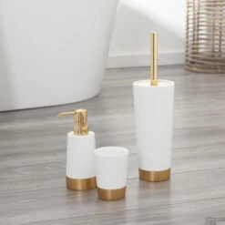 SEALSKIN Tandenborstelbeker Glossy 10,6x7,5 Cm Polyresin Goud 11 SEALSKIN Tandenborstelbeker Glossy 10,6x7,5 Cm Polyresin Goud -SEALSKIN Winkel 362320249 sfeer 4 1