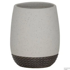 Tandenborstelbeker Vrijstaand Sealskin Braid Grijs