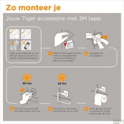 Planchet Tiger Colar 18 Cm Geborsteld RVS -SEALSKIN Winkel 4008911313000 planchet tiger colar 18 cm geborsteld rvs 10