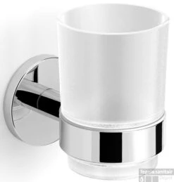 B&w-luxury Nice Glashouder Met Glas Chroom