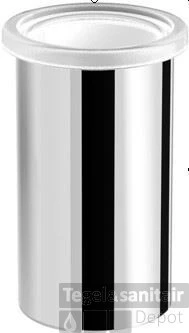 B&w-luxury Bold Staande Glashouder Met Glas Chroom