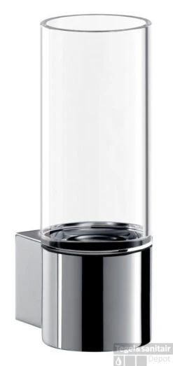 Emco System 2 Glashouder Met Glas Chroom