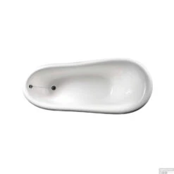 Vrijstaand Bad Sapho Retro 158x73x72 Cm Wit / Zwart Met Leeuwenpoten -SEALSKIN Winkel 72971 vrijstaand bad sapho retro 158x73x72 cm wit zwart met leeuwenpoten 4