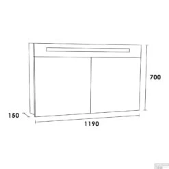 Spiegelkast 2.0 Exclusive Line 120cm Sahara -SEALSKIN Winkel 7329 spiegelkast 2.0 exclusive line 120cm sahara tech