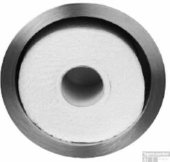 Looox Closed Reserverolhouder Inbouw Rond Rvs Geborsteld