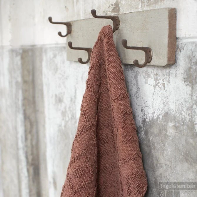 Badmat Sealskin Aztec 60x90 Cm Katoen Donkerroze 4 Badmat Sealskin Aztec 60x90 Cm Katoen Donkerroze - Afbeelding 4