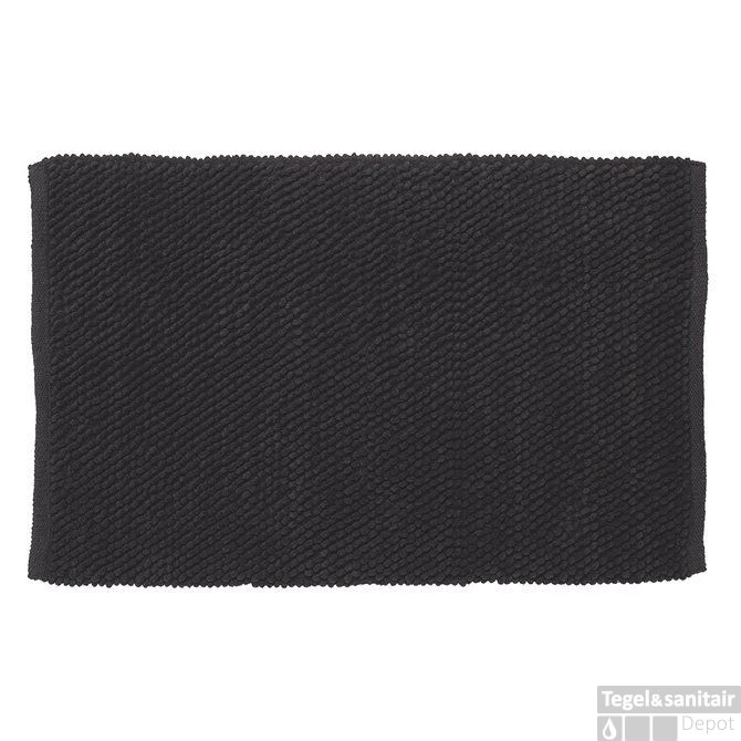 Badmat Sealskin Delhi 60x90 Cm Katoen Donkergrijs 2 Badmat Sealskin Delhi 60x90 Cm Katoen Donkergrijs - Afbeelding 2