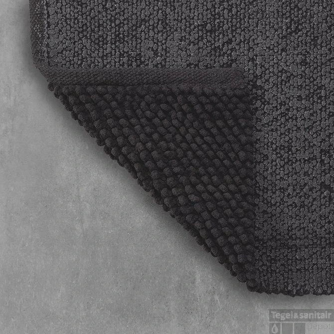 Badmat Sealskin Delhi 60x60 Cm Katoen Donkergrijs 2 Badmat Sealskin Delhi 60x60 Cm Katoen Donkergrijs - Afbeelding 2