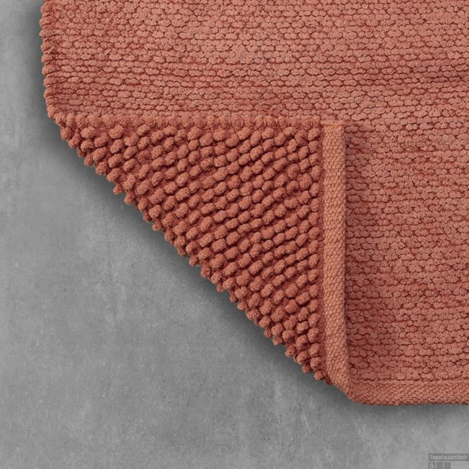 Badmat Sealskin Delhi 60x60 Cm Katoen Donkerroze 3 Badmat Sealskin Delhi 60x60 Cm Katoen Donkerroze - Afbeelding 3