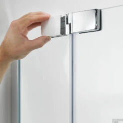 Douchecabine Sealskin Custom 100x100 Cm Zilver Hoogglans Links 6 Mm Veiligheidsglas -SEALSKIN Winkel 8717821615949 5