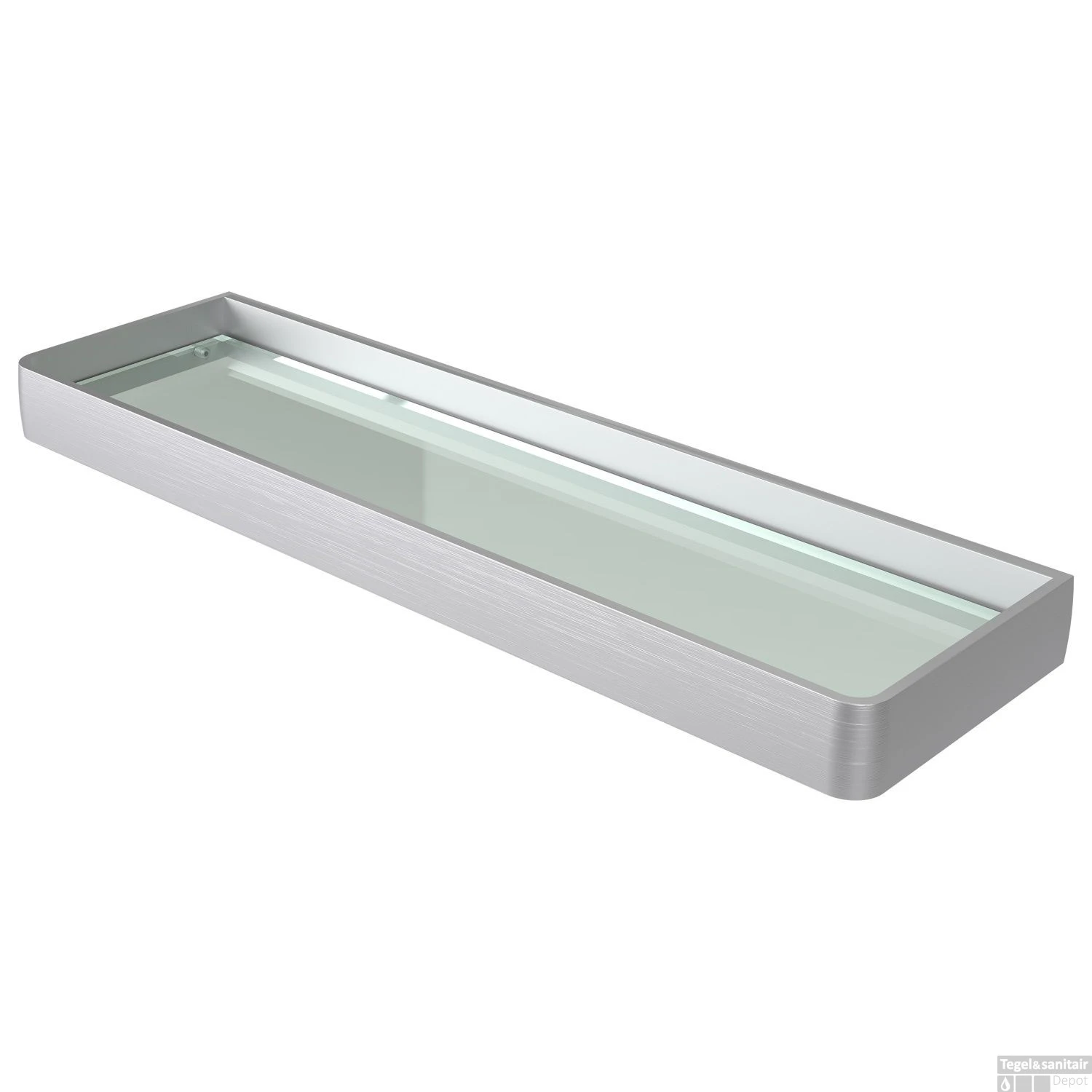 Planchet Haceka Aline Brushed 46x3,5 Cm Aluminium Geborsteld Zilver 1 Planchet Haceka Aline Brushed 46x3,5 Cm Aluminium Geborsteld Zilver