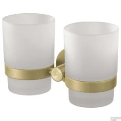 Tandenborstelhouder Haceka Kosmos Dubbel Geborsteld Goud