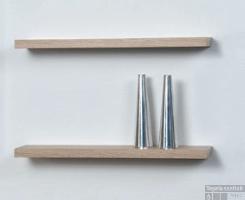 B&w-luxury Sentire Planchet 60 X 15 Cm. Echt Hout Eiken 2 B&w-luxury Sentire Planchet 60 X 15 Cm. Echt Hout Eiken - Afbeelding 2