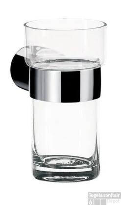 Emco Fino Glashouder Met Kristal Glas Chroom