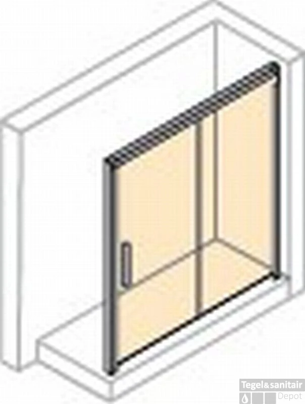 Huppe Design Pure Schuifdeur Rechts 170x200 Cm. Met Vast Paneel Matzilver-helder Glas 1 Huppe Design Pure Schuifdeur Rechts 170x200 Cm. Met Vast Paneel Matzilver-helder Glas