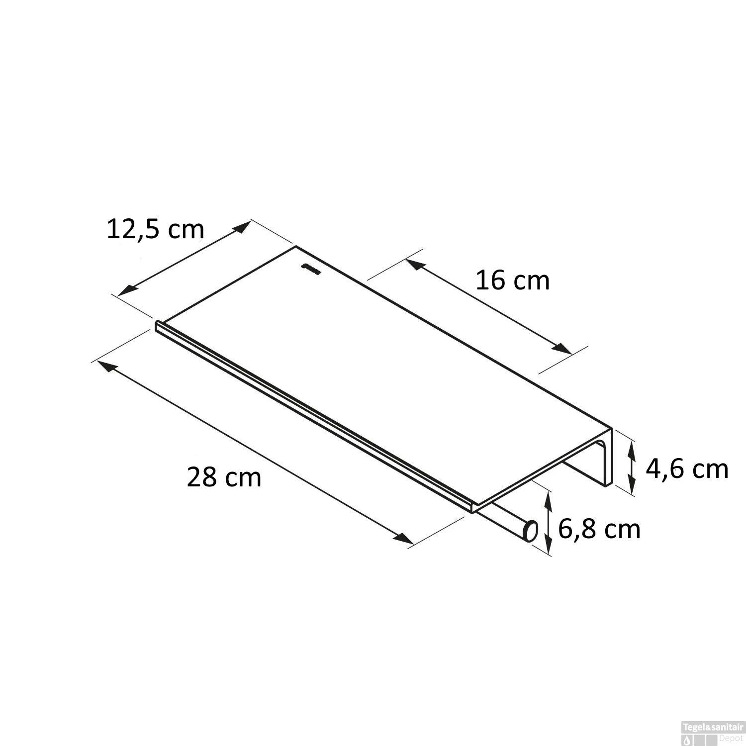 Planchet Met Dubbele Toiletrolhouder Zonder Klep Geesa Leev 28 Cm Zwart 5 Planchet Met Dubbele Toiletrolhouder Zonder Klep Geesa Leev 28 Cm Zwart - Afbeelding 5