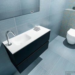 MONDIAZ ADA 80cm Toiletmeubel Urban. LEX Wastafel Talc Links 1 Kraangat 7 MONDIAZ ADA 80cm Toiletmeubel Urban. LEX Wastafel Talc Links 1 Kraangat -SEALSKIN Winkel badkamermeubel ada urban model lex talc top 00015