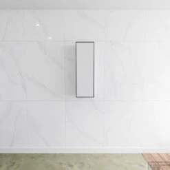 Kolomkast Mondiaz LAGOM 90cm Opbouw Rechtsdraaiend Mat Zwart