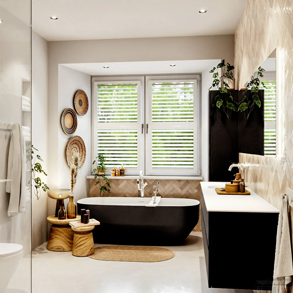 MONDIAZ VICA 190cm Badmeubel Onderkast Urban 4 Lades. Wastafel Moon Links 1 Kraangat, Kleur Talc Met Spiegel LED. 6 MONDIAZ VICA 190cm Badmeubel Onderkast Urban 4 Lades. Wastafel Moon Links 1 Kraangat, Kleur Talc Met Spiegel LED. - Afbeelding 6