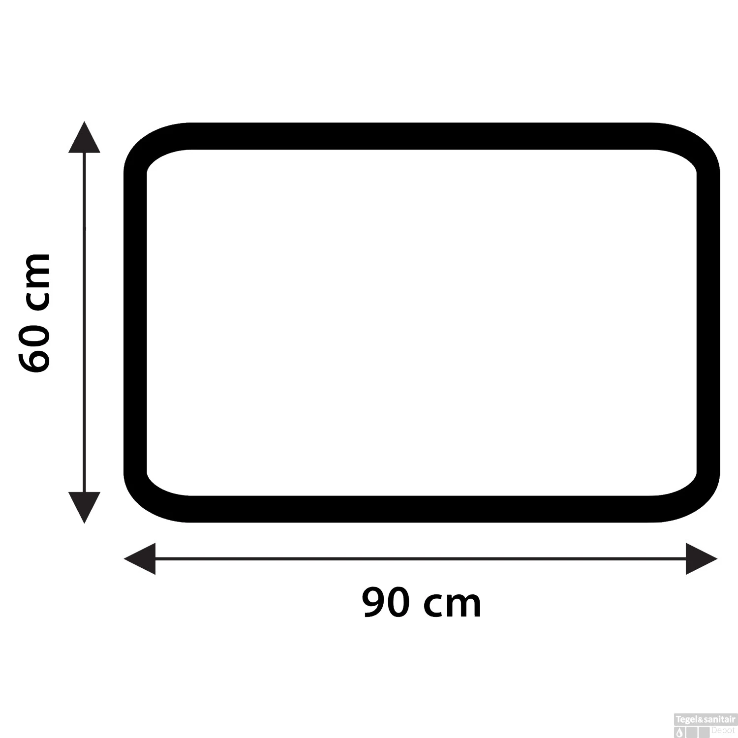 Badmat Differnz Fading 60x90 Cm Microfiber Grijs 2 Badmat Differnz Fading 60x90 Cm Microfiber Grijs - Afbeelding 2