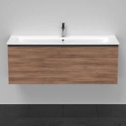 Badmeubel Duravit D-Neo Wand 121x46.2x44 Cm Mat Noten -SEALSKIN Winkel badmeubel duravit d neo wand 1210x462x440 mm mat noten 6