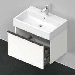 Badmeubel Duravit D-Neo Wand 68.4x44.2x44 Cm Mat Wit -SEALSKIN Winkel badmeubel duravit d neo wand 684x442x440 mm mat wit 5