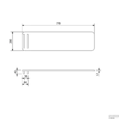 Badplank Sapho Reduta 77x20 Cm Zwart 7 Badplank Sapho Reduta 77x20 Cm Zwart -SEALSKIN Winkel badplank sapho reduta 77x20 cm zwart tech