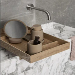 Cosmeticaspiegel Blomus Sono Tan -SEALSKIN Winkel blomus cosmeticaspiegel sono tan sfeer