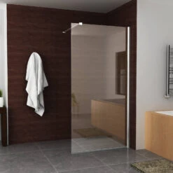 BWS Apollo Inloopdouche Met Muurprofiel 140x200cm Nano Glas 8mm