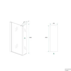 BWS Eco Zijwand Met Hoekprofiel 30x200cm NANO Coating 8mm 5 BWS Eco Zijwand Met Hoekprofiel 30x200cm NANO Coating 8mm -SEALSKIN Winkel bws eco zijwand met hoekprofiel 30x200cm nano coating 8mm tech 2