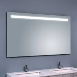 BWS LED Spiegel Liga Met Lichtschakelaar 140x80x3.1 Cm (incl Bevestigingsmateriaal)