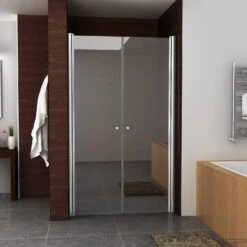 BWS Nisdeur Met Pendeldeuren 90x200 Cm 6mm NANO Coating