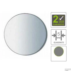 BWS Spiegel Universal 30 Cm Rond 5mm Aluminium