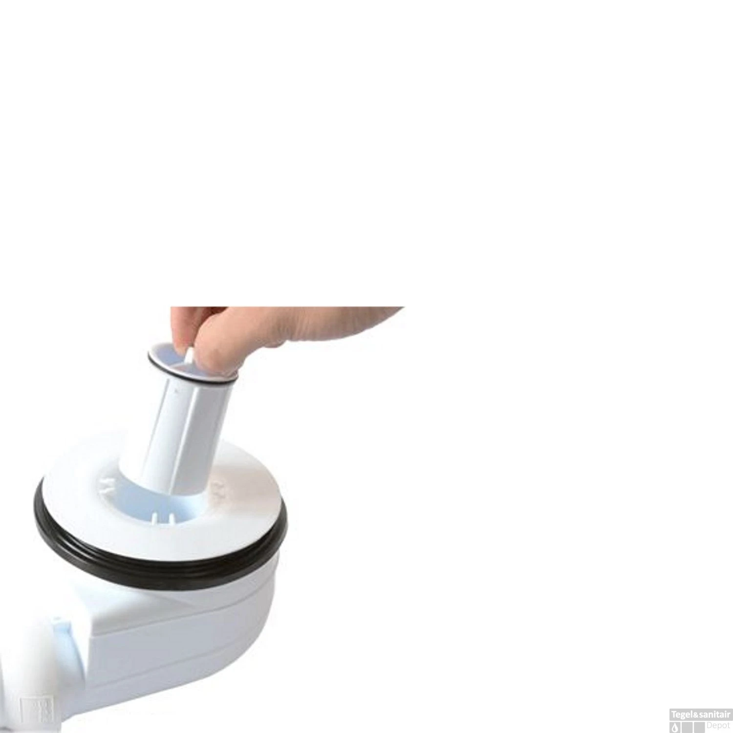 BWS Turbo Douchebaksifon 90mm Chroom 2 BWS Turbo Douchebaksifon 90mm Chroom - Afbeelding 2