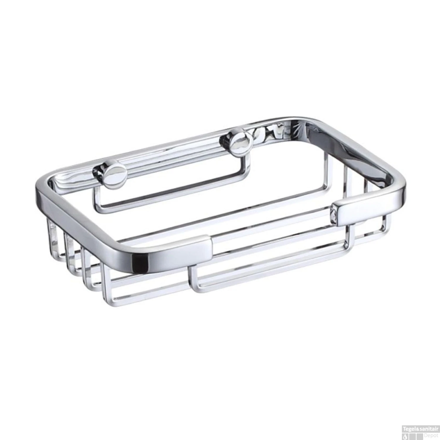 BWS Zeephouder Domo Draad Recht Chroom 2 BWS Zeephouder Domo Draad Recht Chroom - Afbeelding 2