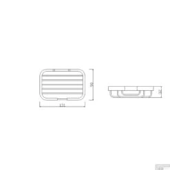 BWS Zeephouder Domo Draad Recht Chroom 5 BWS Zeephouder Domo Draad Recht Chroom -SEALSKIN Winkel bws zeephouder domo draad recht chroom tech