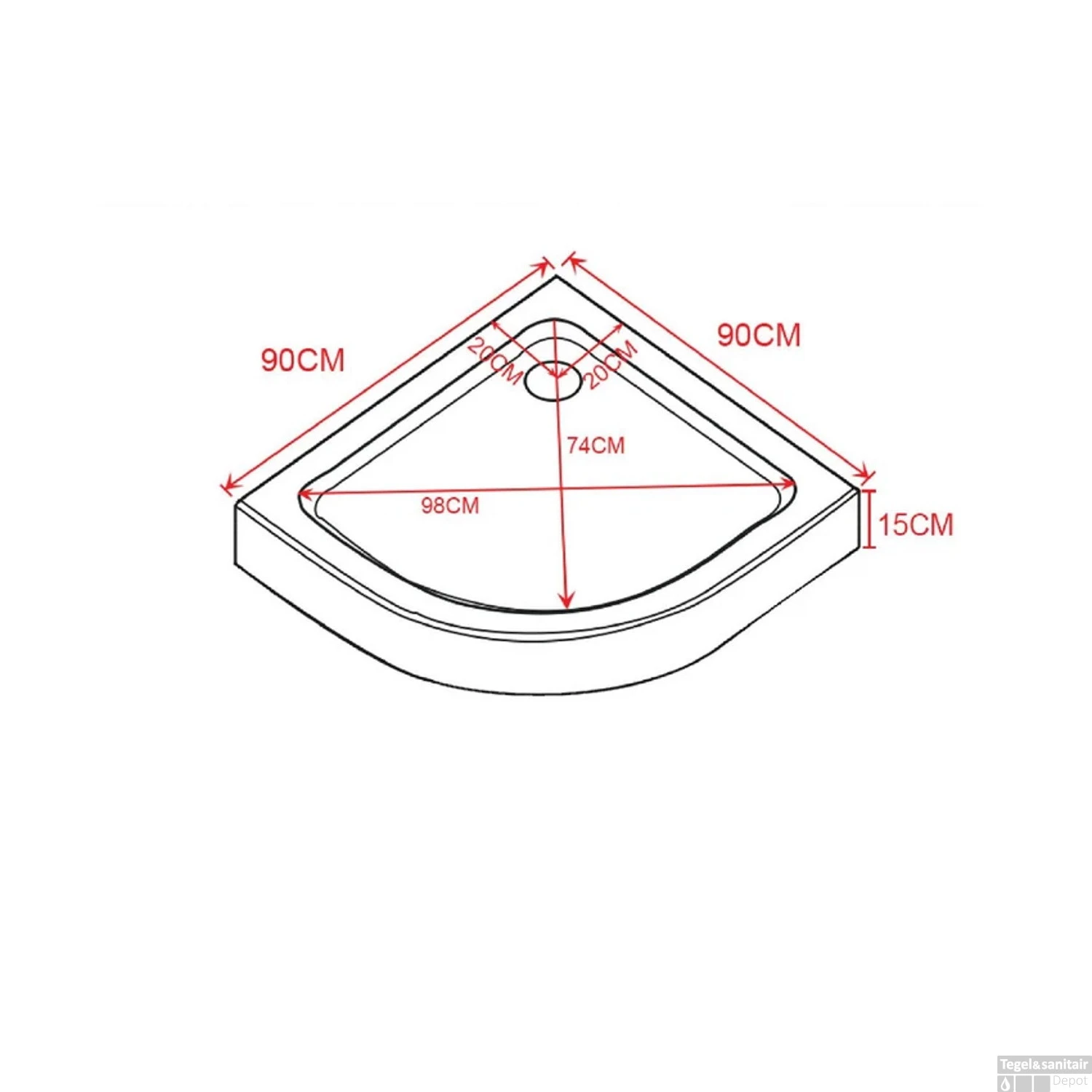 Complete Douchecabine Boss & Wessing Beauty Complete 90x90x235 Cm 4mm 3 Complete Douchecabine Boss & Wessing Beauty Complete 90x90x235 Cm 4mm - Afbeelding 3